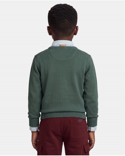 JERSEY NIÑO CUELLO CAJA LETRAS VERDE SPAGNOLO